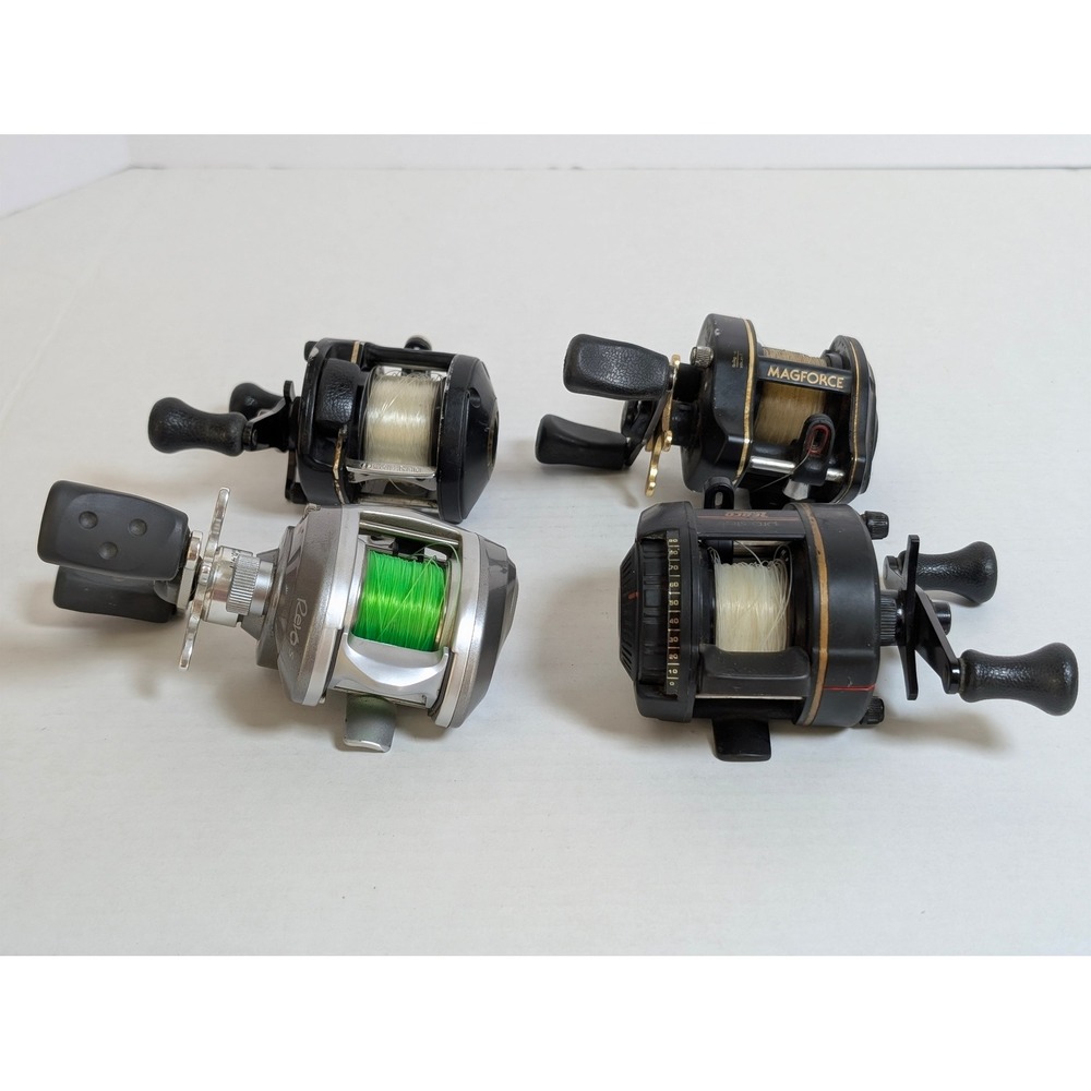 Shimano Bantam Mag Plus Zebco Pro Staff Abu Garcia Revo s Daiwa Fishing Reel Lot